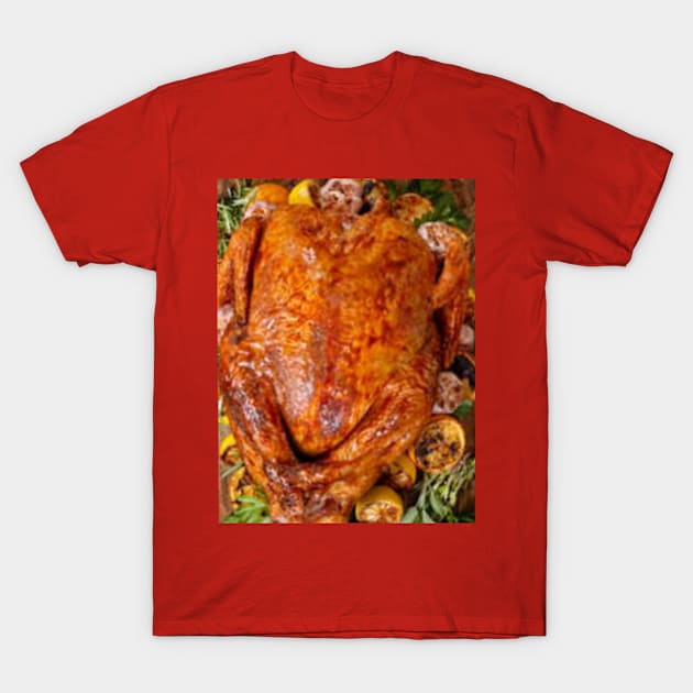 thanksgiving turkey pattern T-Shirt by richercollections